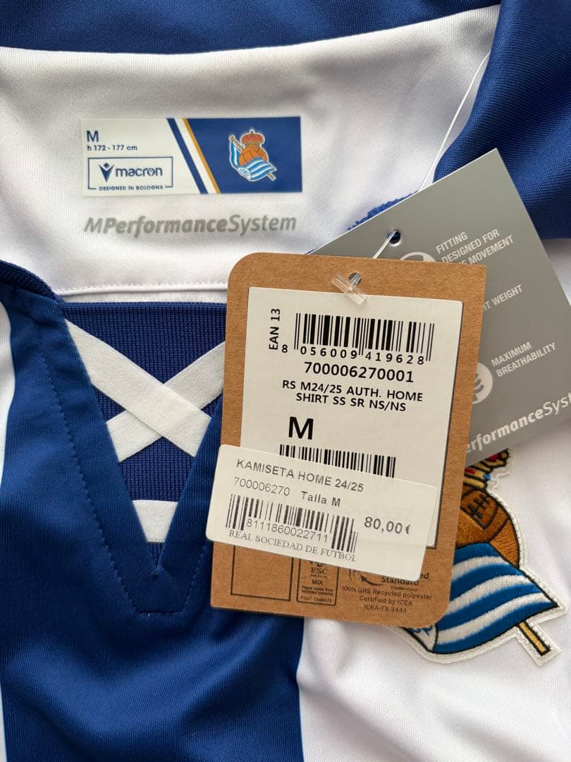 新品タグ付！レアル・ソシエダ TAKE<久保建英> レプリカユニ