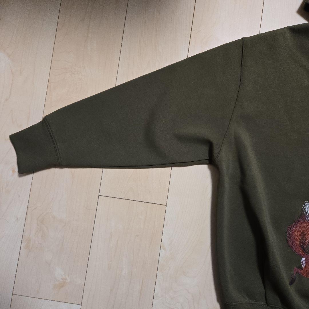 marble SUD EMB fox ジップフーディ