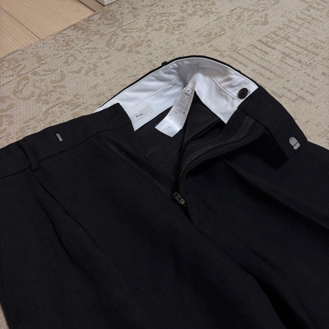 Aton リネンスラックス