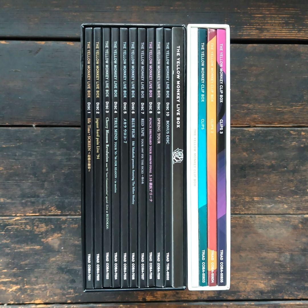 ミュージック THE YELLOW MONKEY/ LIVE BOX / CLIP BOX