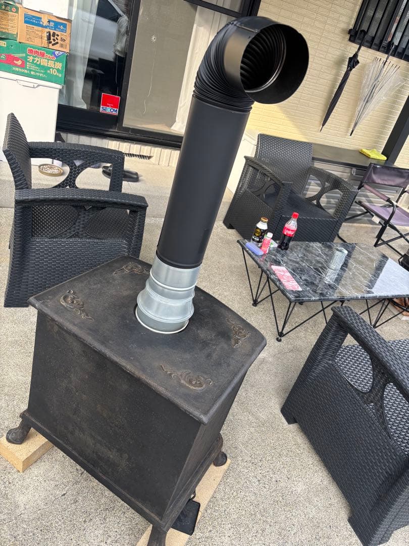 鋳鉄製 薪ストーブ　アンティーク