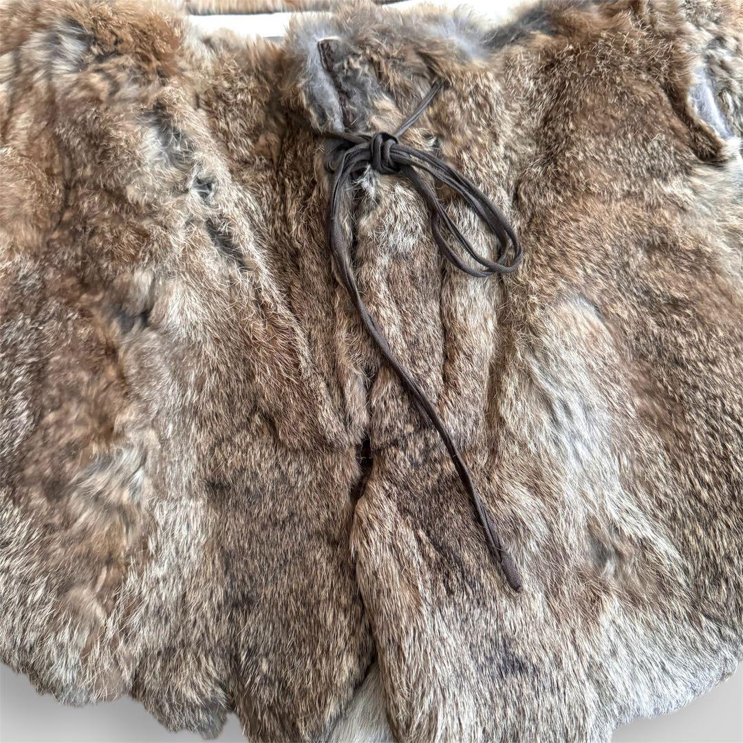 パンツ NUMBER (N)INE 09AW real rabbit fur pants