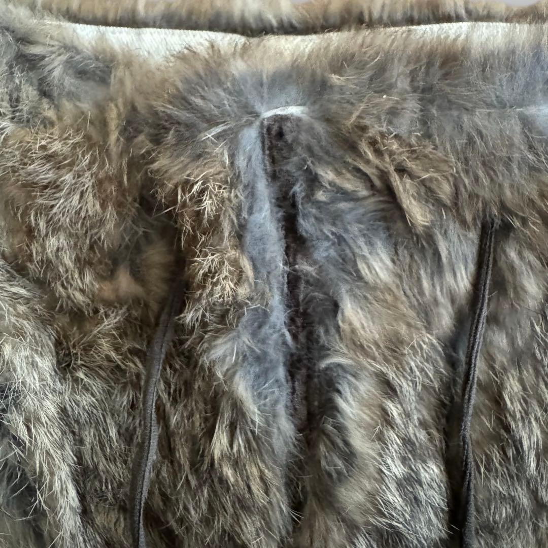 パンツ NUMBER (N)INE 09AW real rabbit fur pants