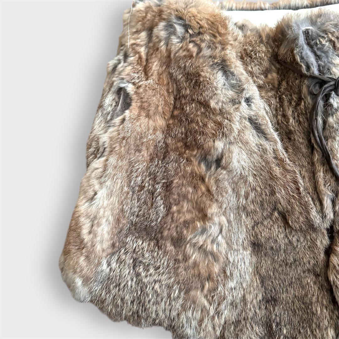 パンツ NUMBER (N)INE 09AW real rabbit fur pants