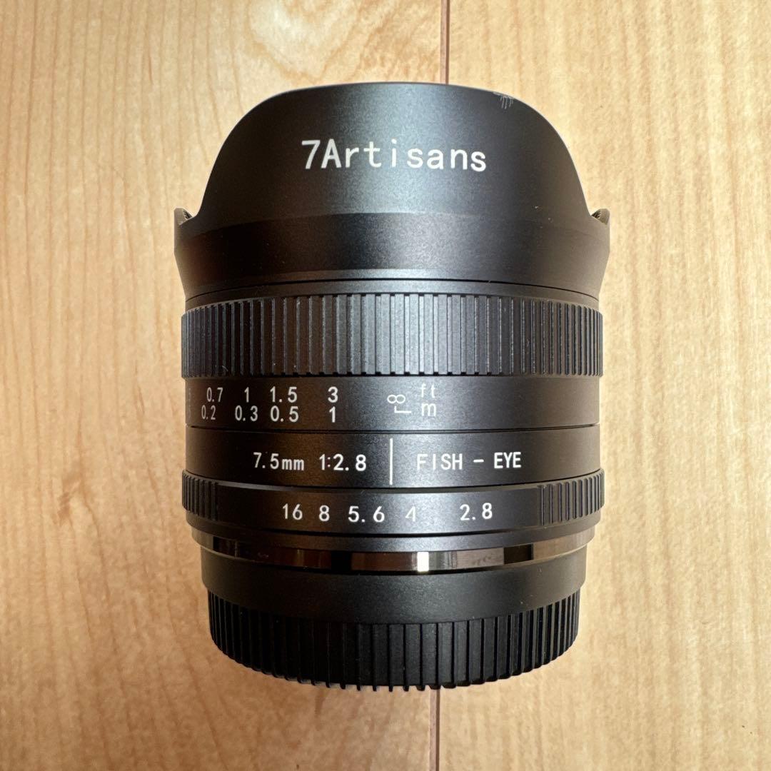 7Artisans 7.5mm F2.8 Fish-eye II富士Xマウント