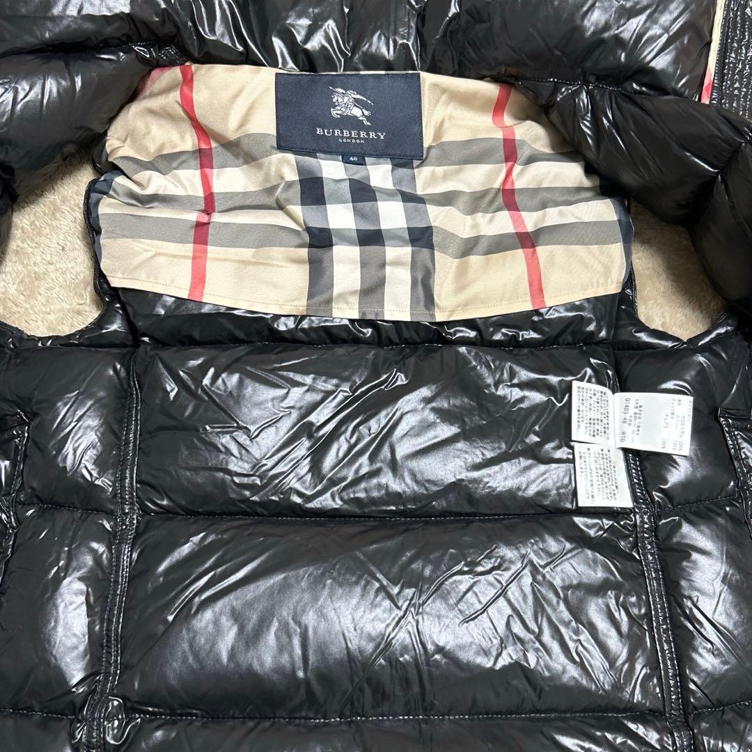 BURBERRY LONDON ダウンベスト フード付き40