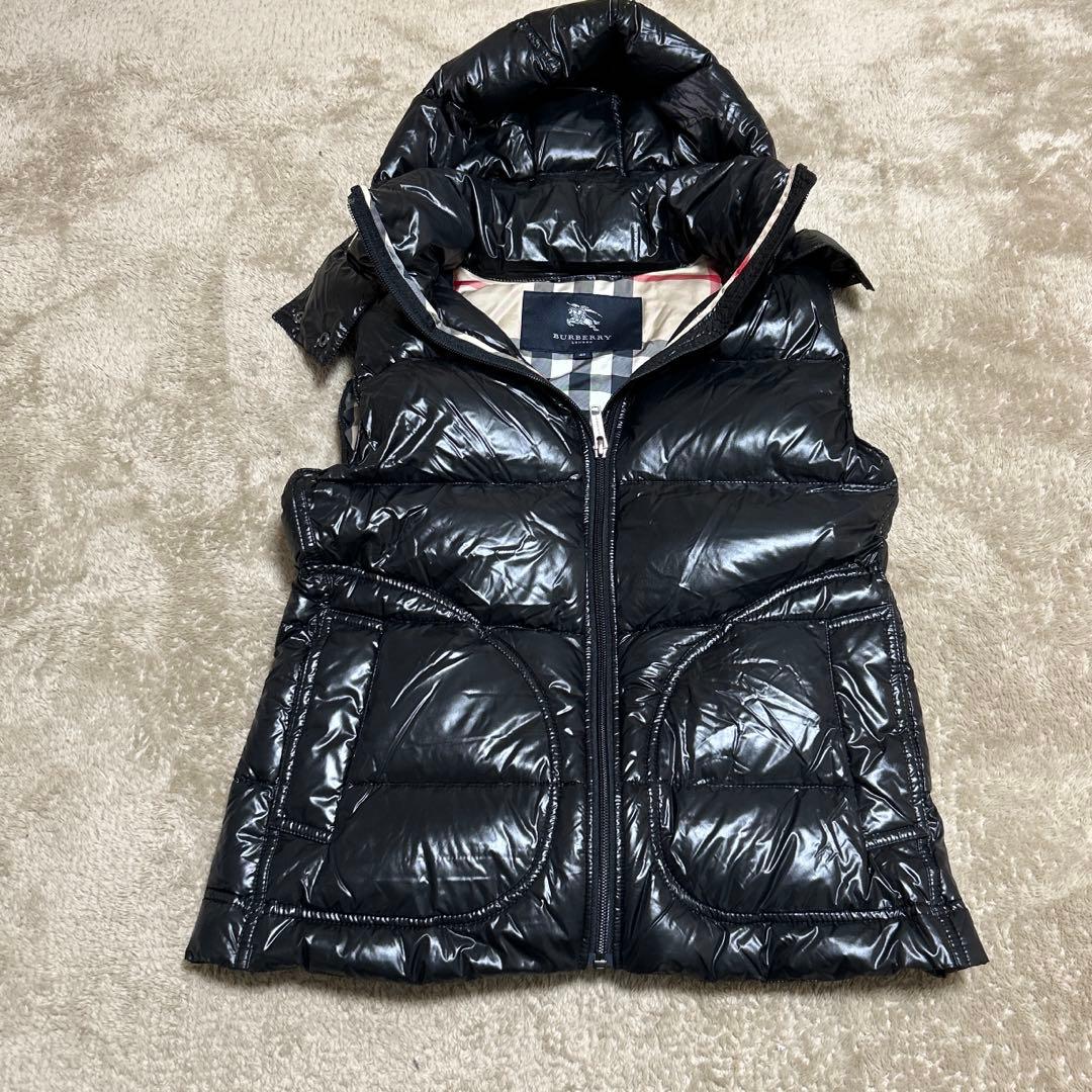 BURBERRY LONDON ダウンベスト フード付き40