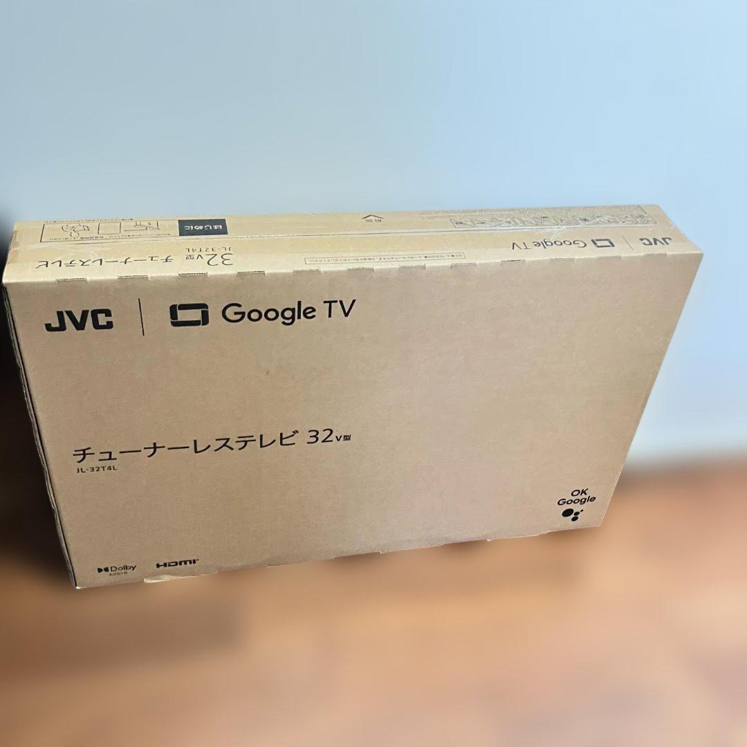 JVC チューナーレステレビ JL-32T4L 32V型 GoogleTV