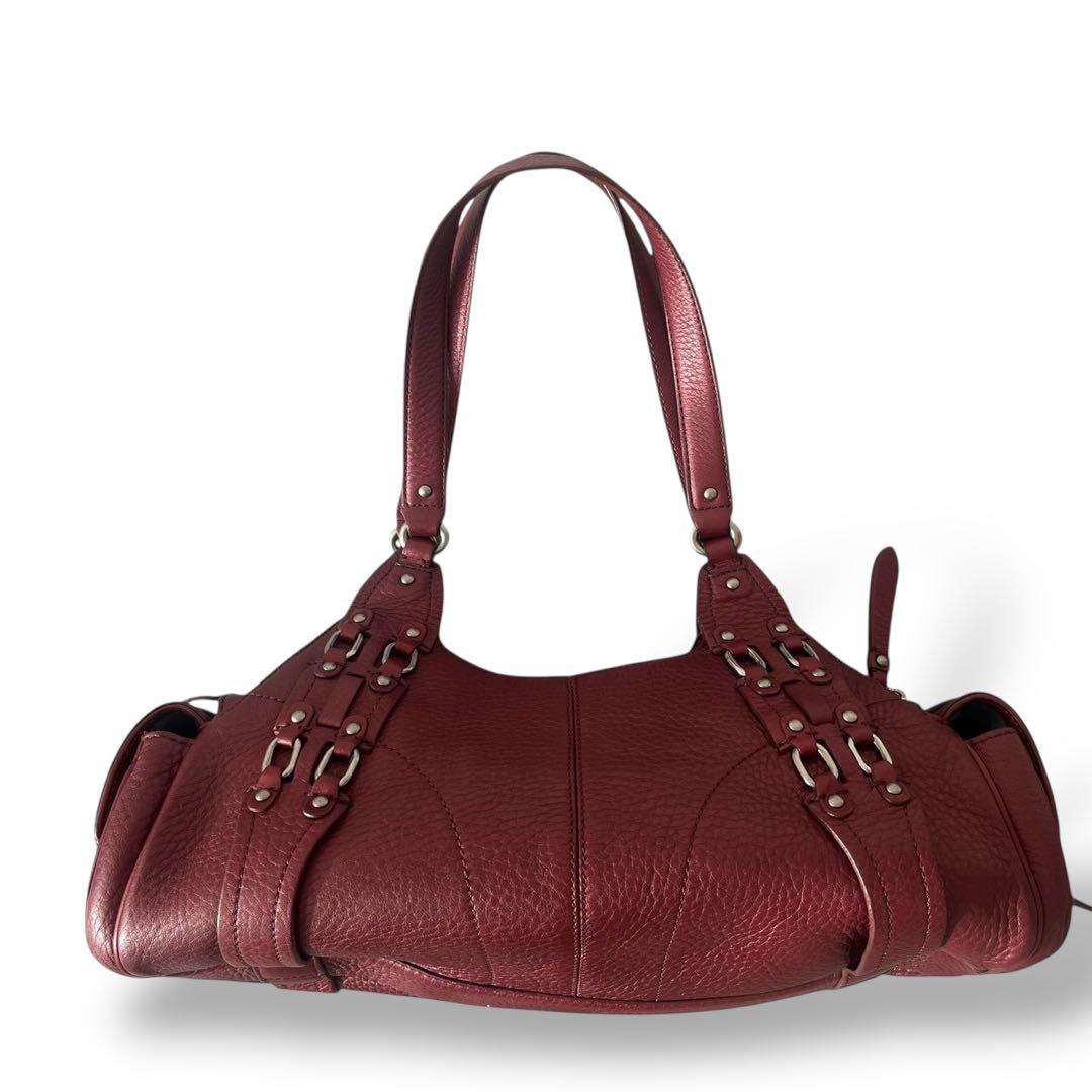 バッグ y2k archive cole haan studs leather bag