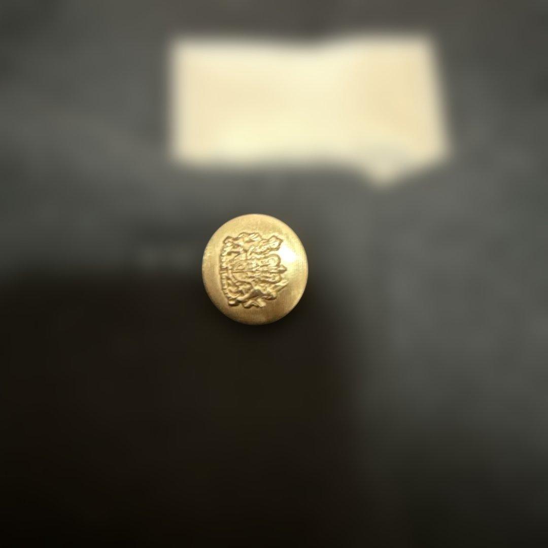 アプワイザーリッシェ　ノーカラーショートコート　2 黒　ジャケット　未使用　金釦