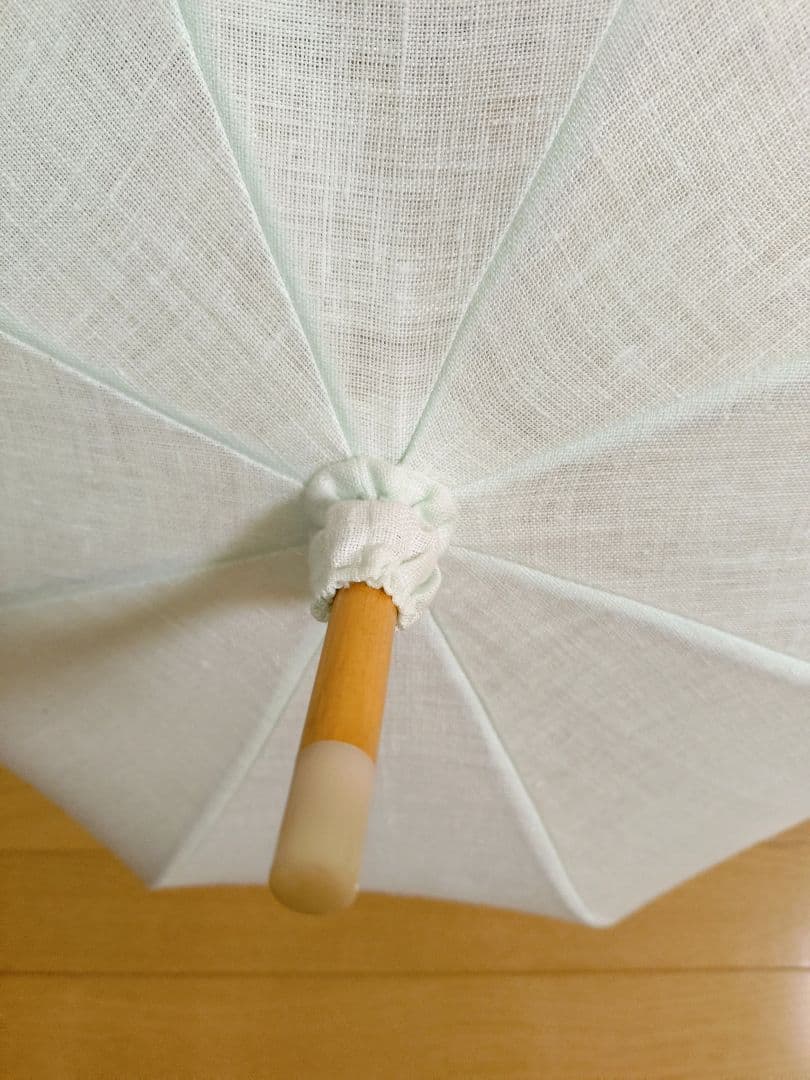 近沢レース★レース日傘★ミントグリーン(長傘)