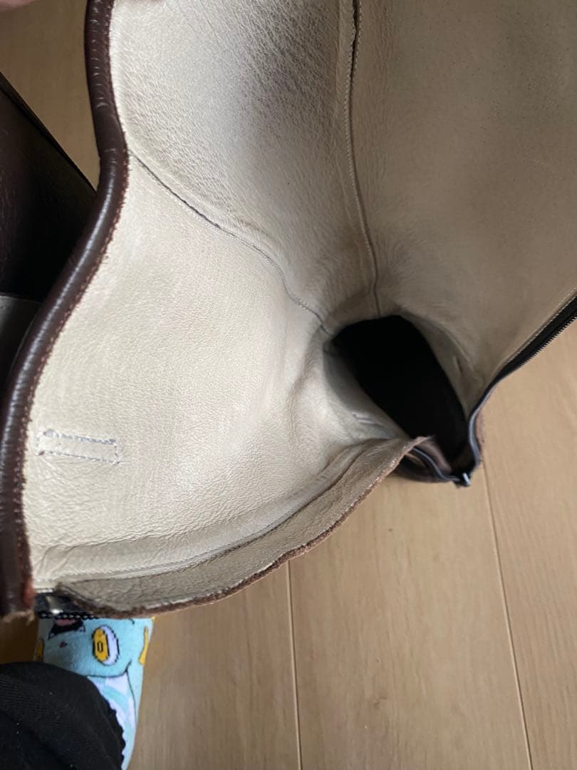 特攻ブーツ　本革　旧車會　バイク　23cm