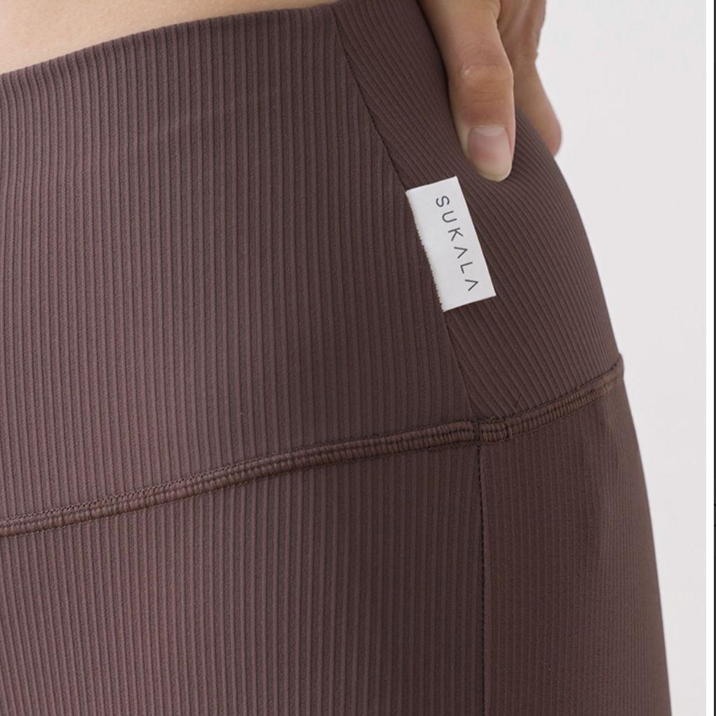 【匿名配送】【新品未使用】SUKALA ヨガ リブトレンカレギンス Lサイズ