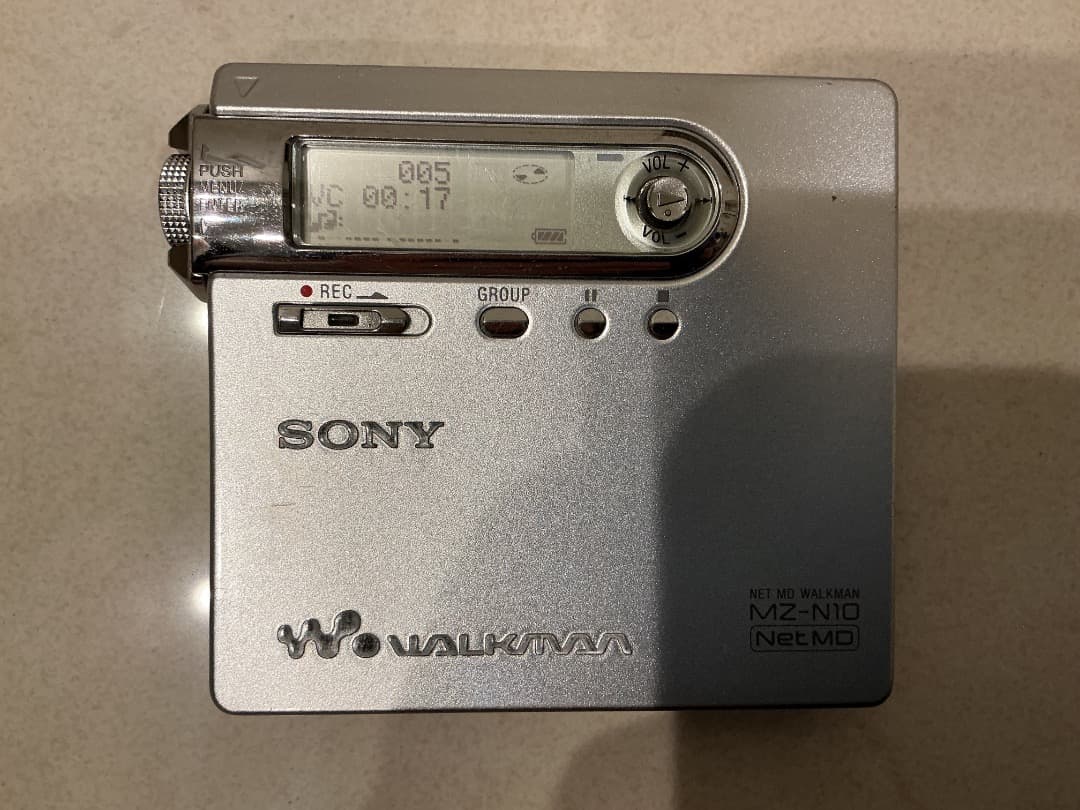 SONY MZ-N10 ポータブルMDプレーヤー