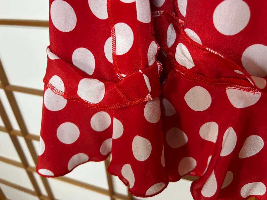 フラメンコ・ソニア ジョーンズ ・赤白水玉ファルダ