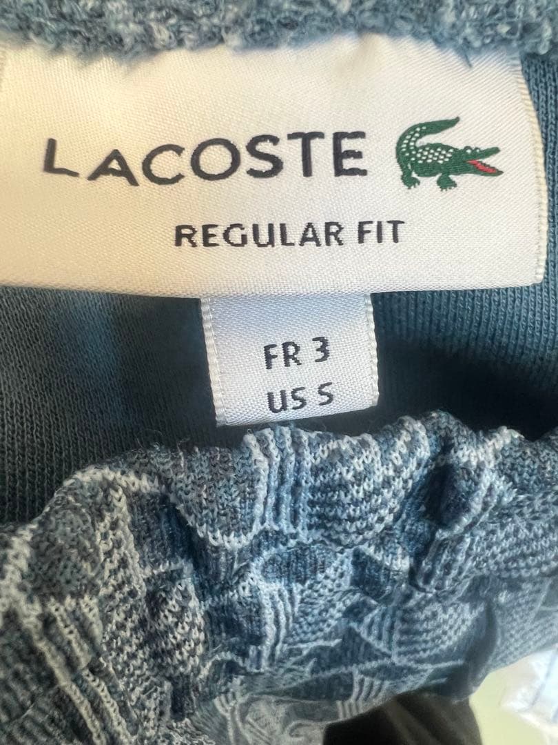LACOSTE モノグラムトラックパンツ US S