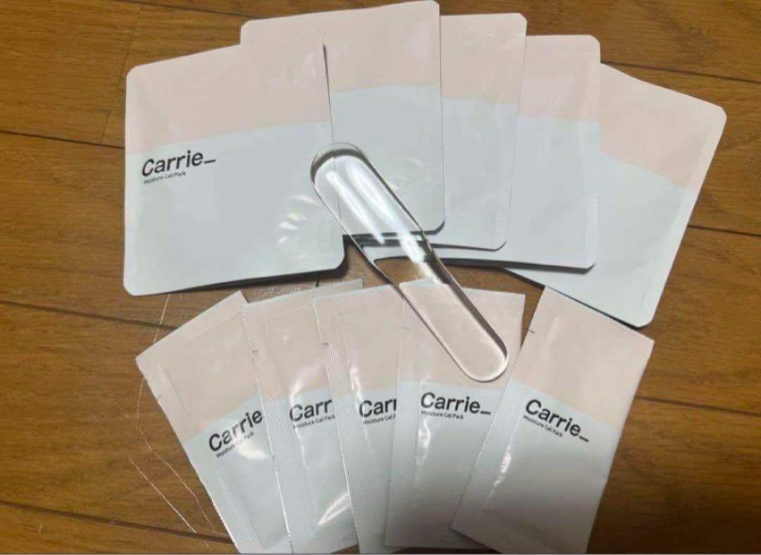 お試し、5回分！河村真木子さん炭酸パック　carrie_ スパチュラ付き