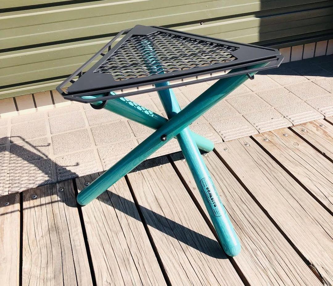 【美品】SOMABITO✕TRUNKZERO焚き火サイドスタンド　ソマビト