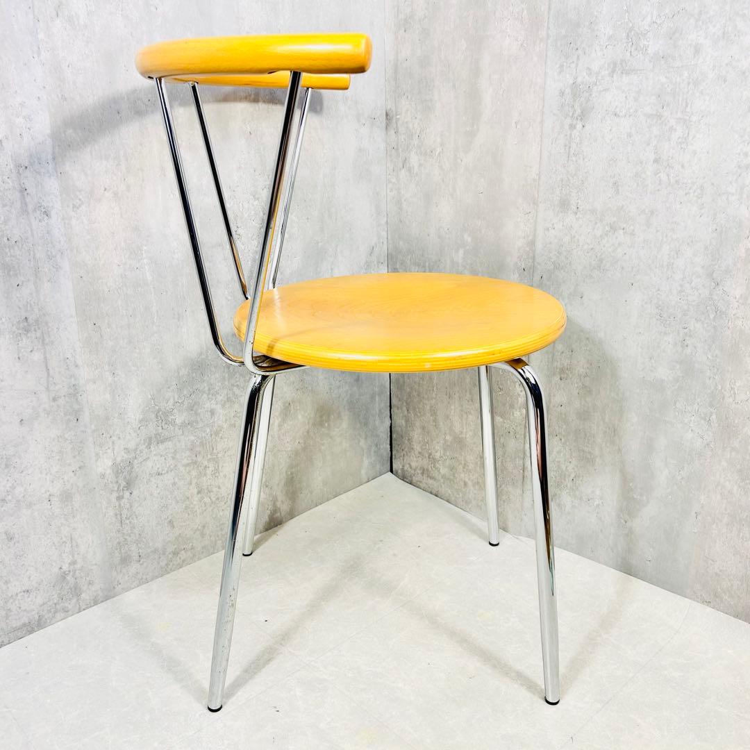 ③ スタジオライン ダイニングチェア 曲木 ヴィンテージ 村田合同 スタッキング