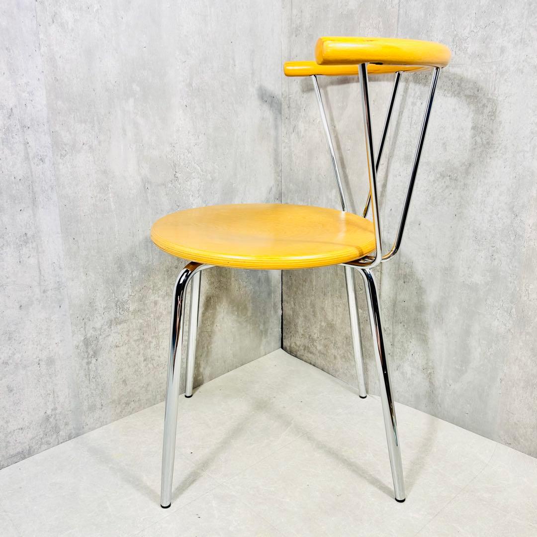 ③ スタジオライン ダイニングチェア 曲木 ヴィンテージ 村田合同 スタッキング