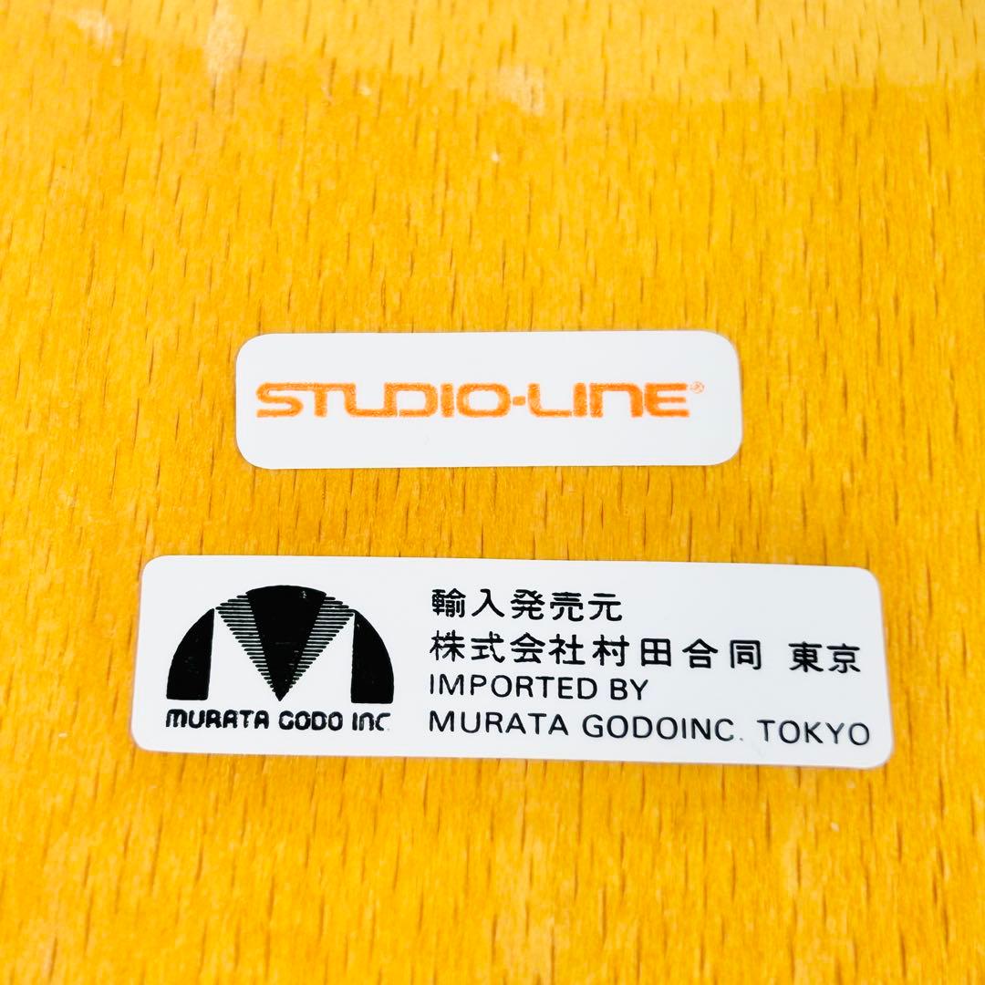 ③ スタジオライン ダイニングチェア 曲木 ヴィンテージ 村田合同 スタッキング