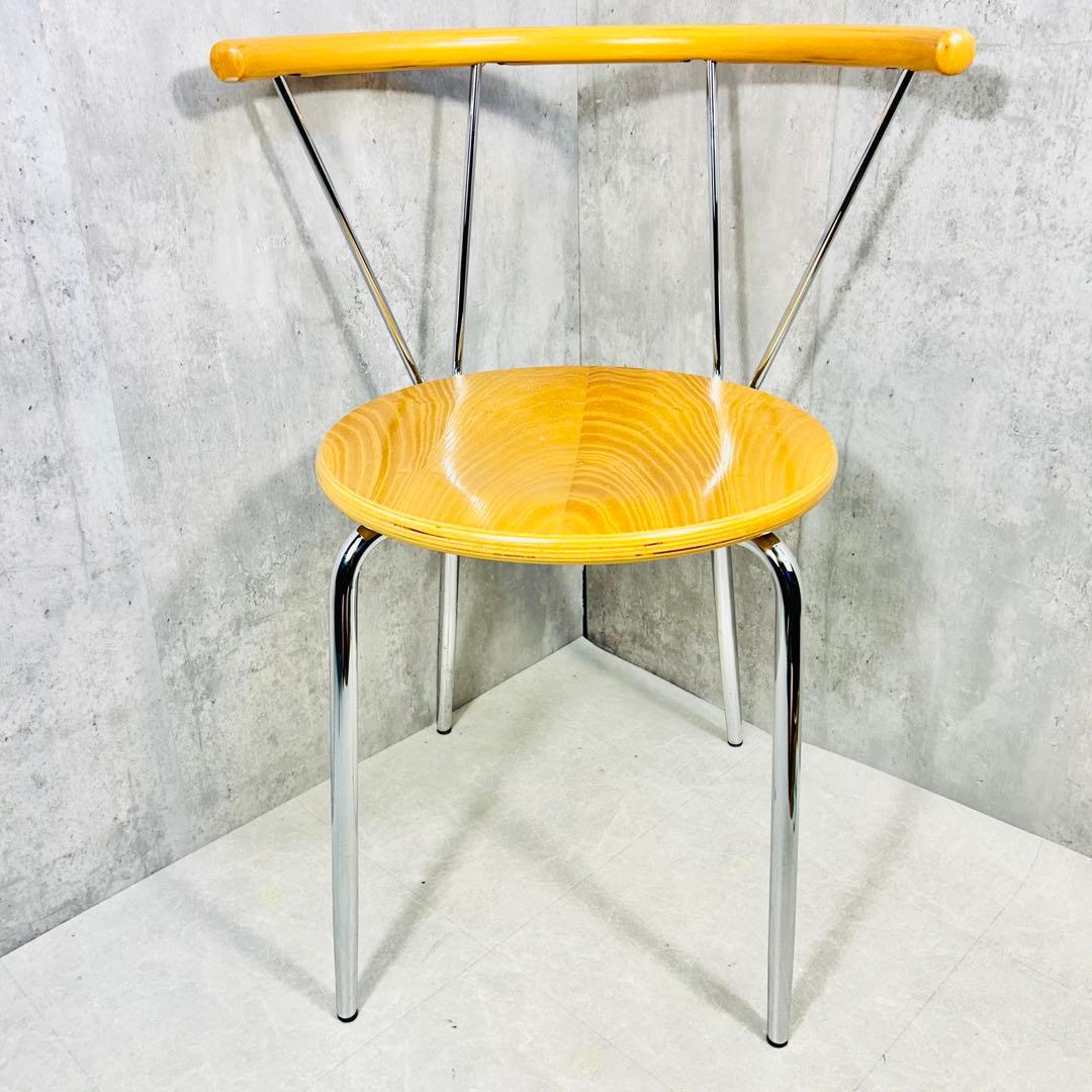 ③ スタジオライン ダイニングチェア 曲木 ヴィンテージ 村田合同 スタッキング