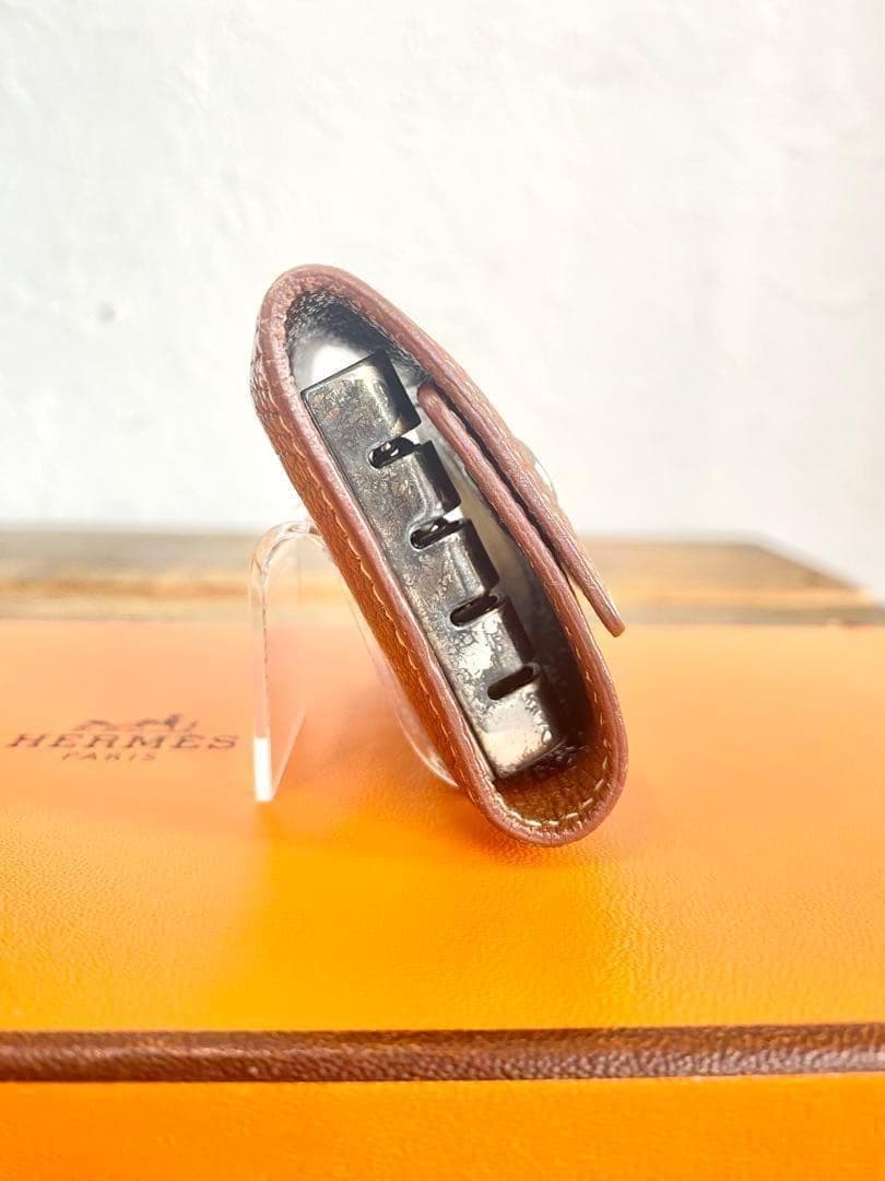 □H エルメス セリエ エテュイクレ4 レザー 4連キーケース キーホルダー