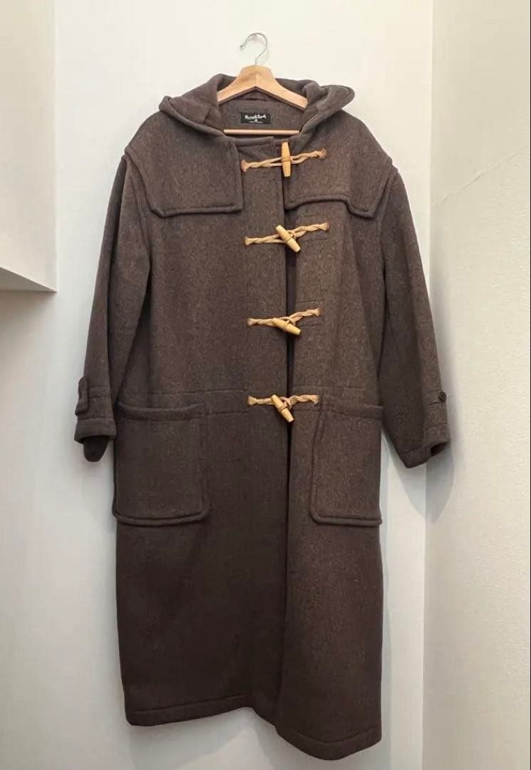 【MARGARET HOWELL】ウール ダッフルコートブラウン 大人カジュアル