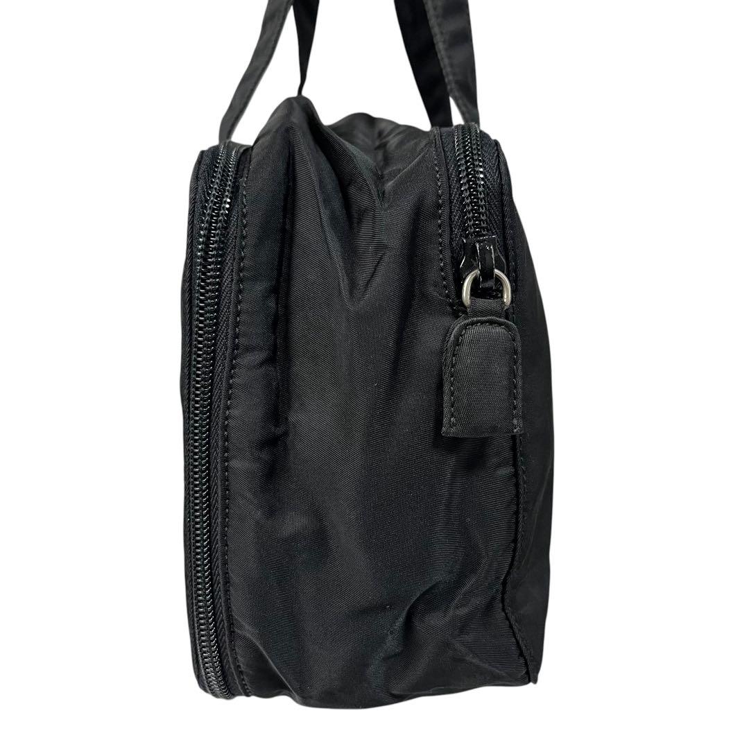 正規品 4548 PRADA プラダ ハンドバッグ ナイロン ブラック