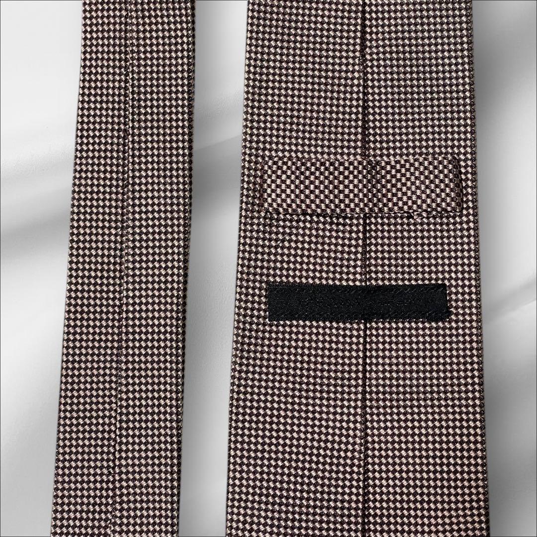 【超美品】プラダ ソリッド調 総柄 マイクロチェック ワインレッド ホワイト