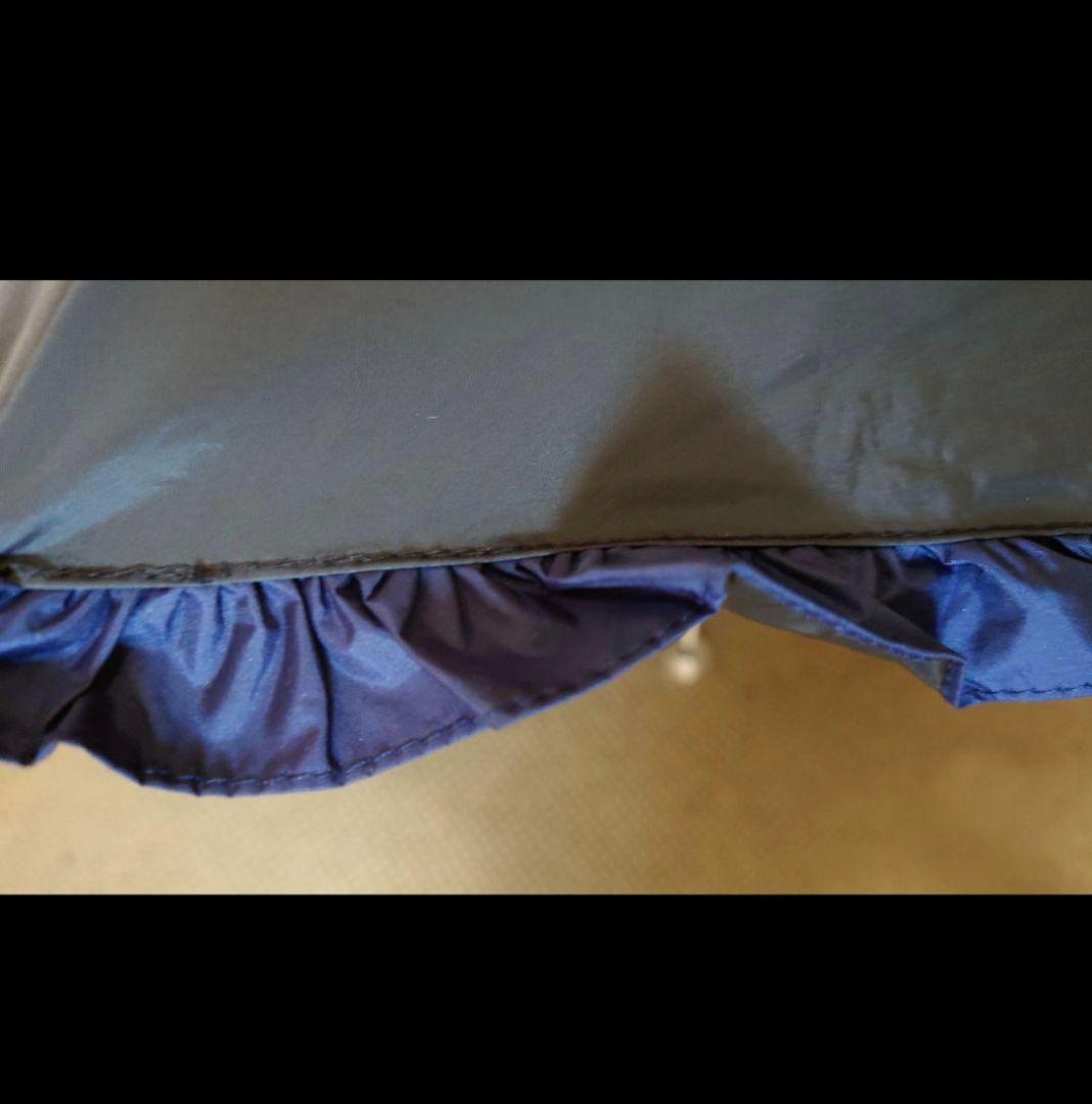 １、フワクール　晴雨兼用日傘　黒、ネイビー、フリル　ムーンバット