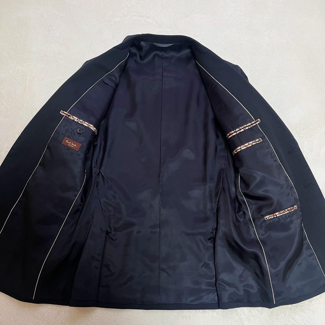 美品　ポールスミス コレクション スーツ セットアップ　花柄　ブラック　MX