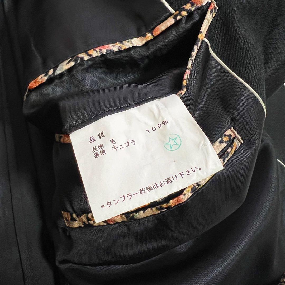 美品　ポールスミス コレクション スーツ セットアップ　花柄　ブラック　MX