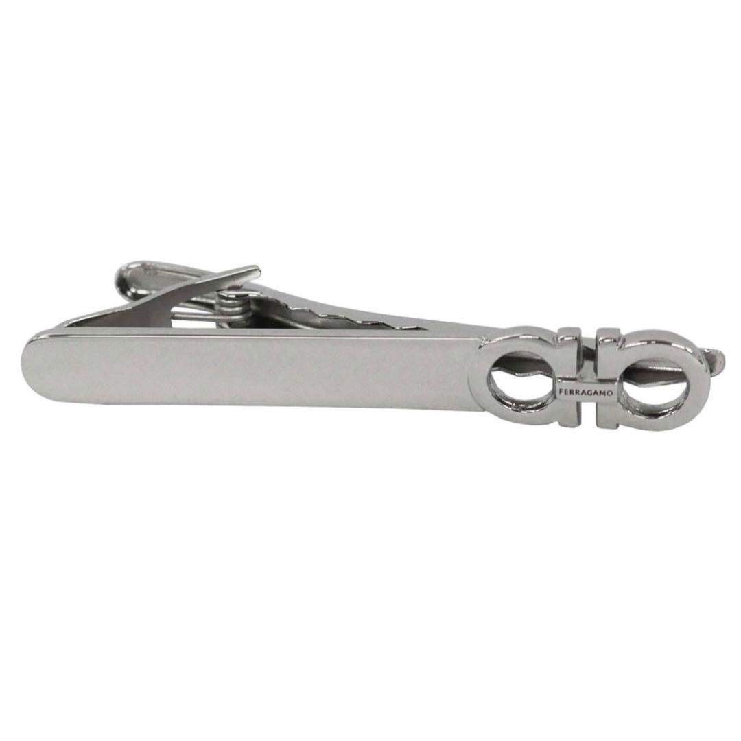 【新品未使用】Ferragamo フェラガモ　シルバー　ネクタイピン　タイバー