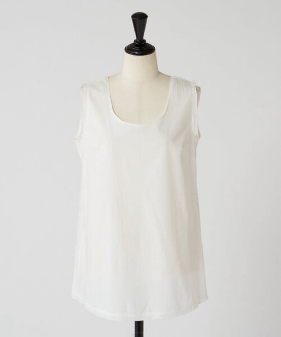 【美品】ビアズリー シャツタンク ホワイト サイズ1