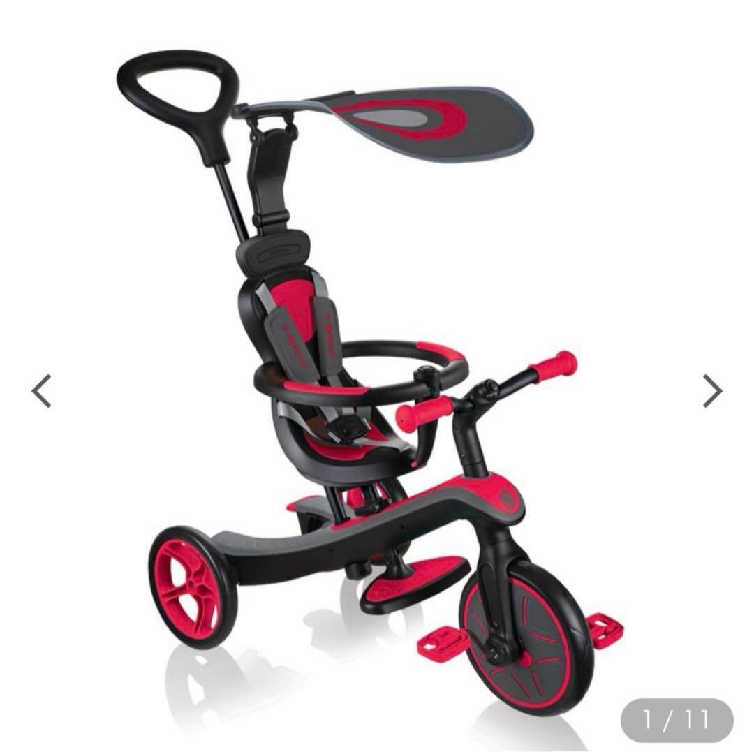 GLOBBER エクスプローラー トライク 4in1 三輪車/レッド