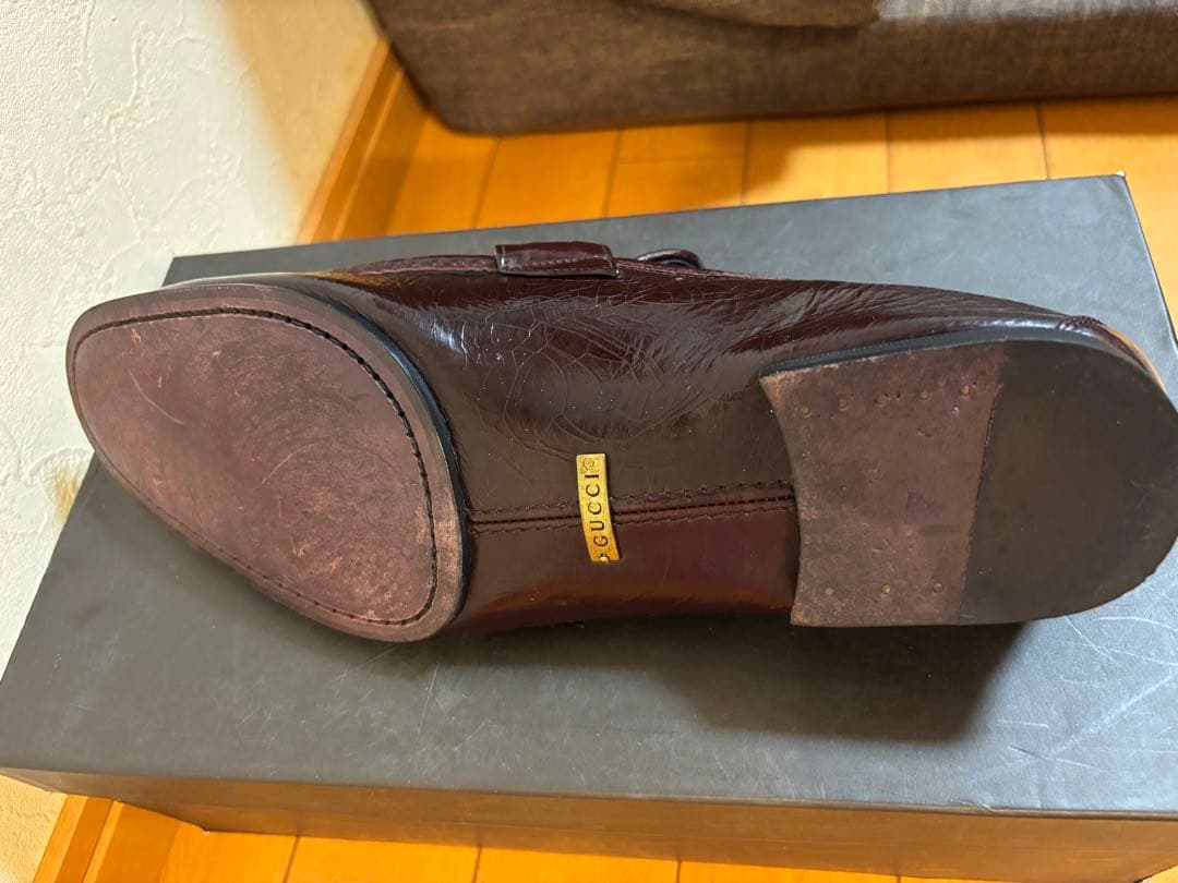 グッチGUCCIローファー　シェリーライン　ホースビット