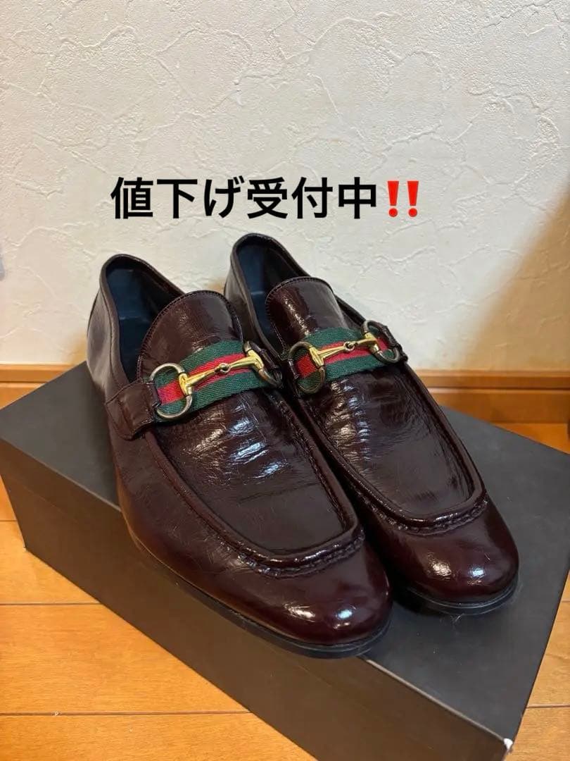 グッチGUCCIローファー　シェリーライン　ホースビット