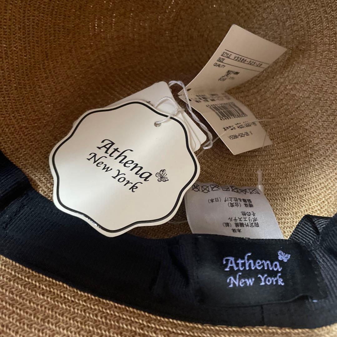 Athena New York のレース麦わら帽子