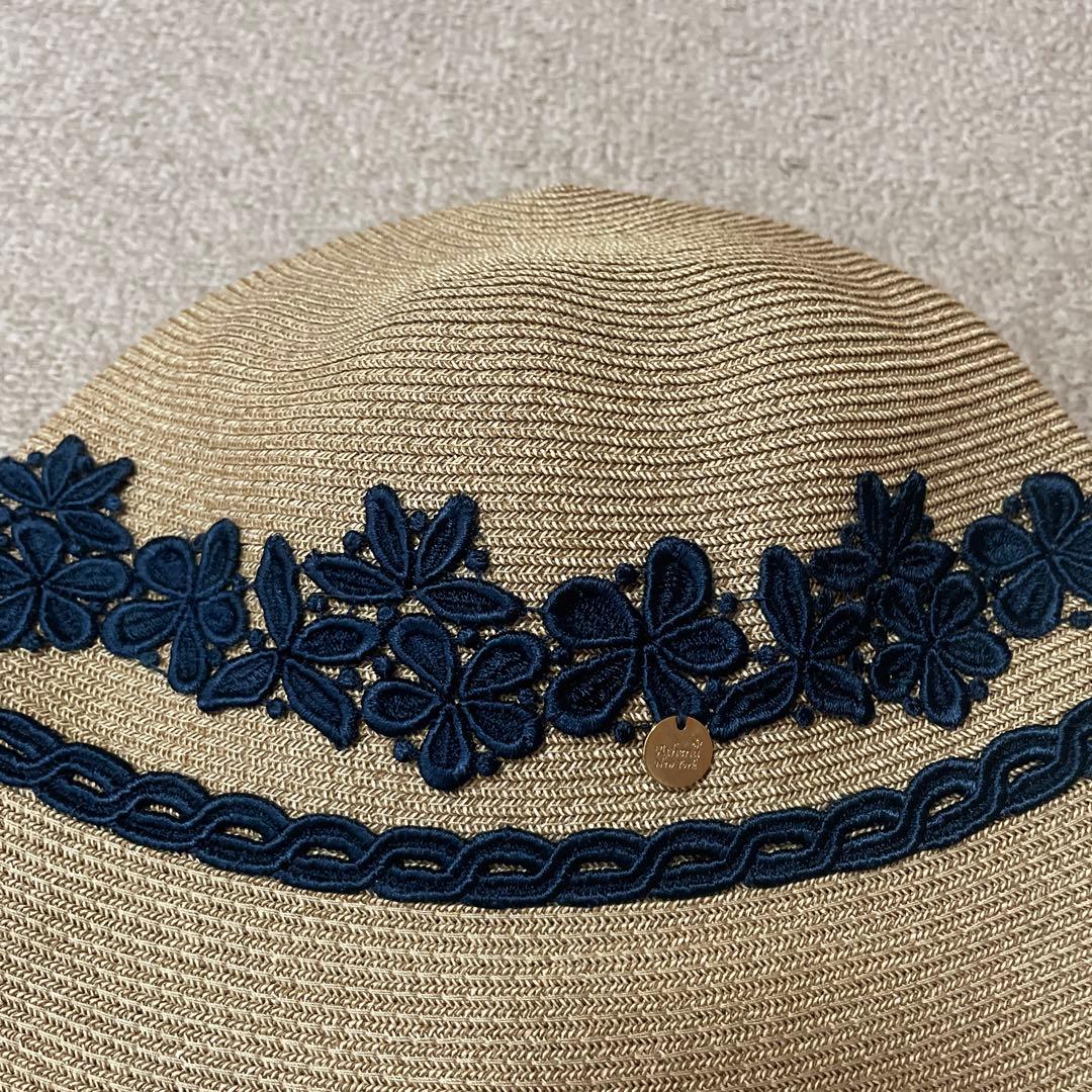 Athena New York のレース麦わら帽子