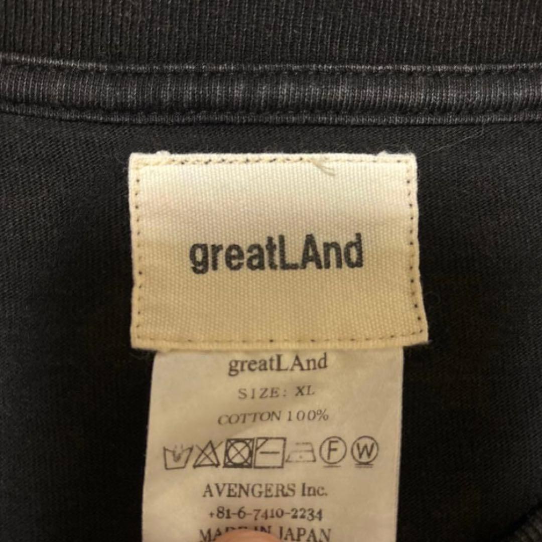 greatLand オリジナル XL ブラック 長袖カットソー