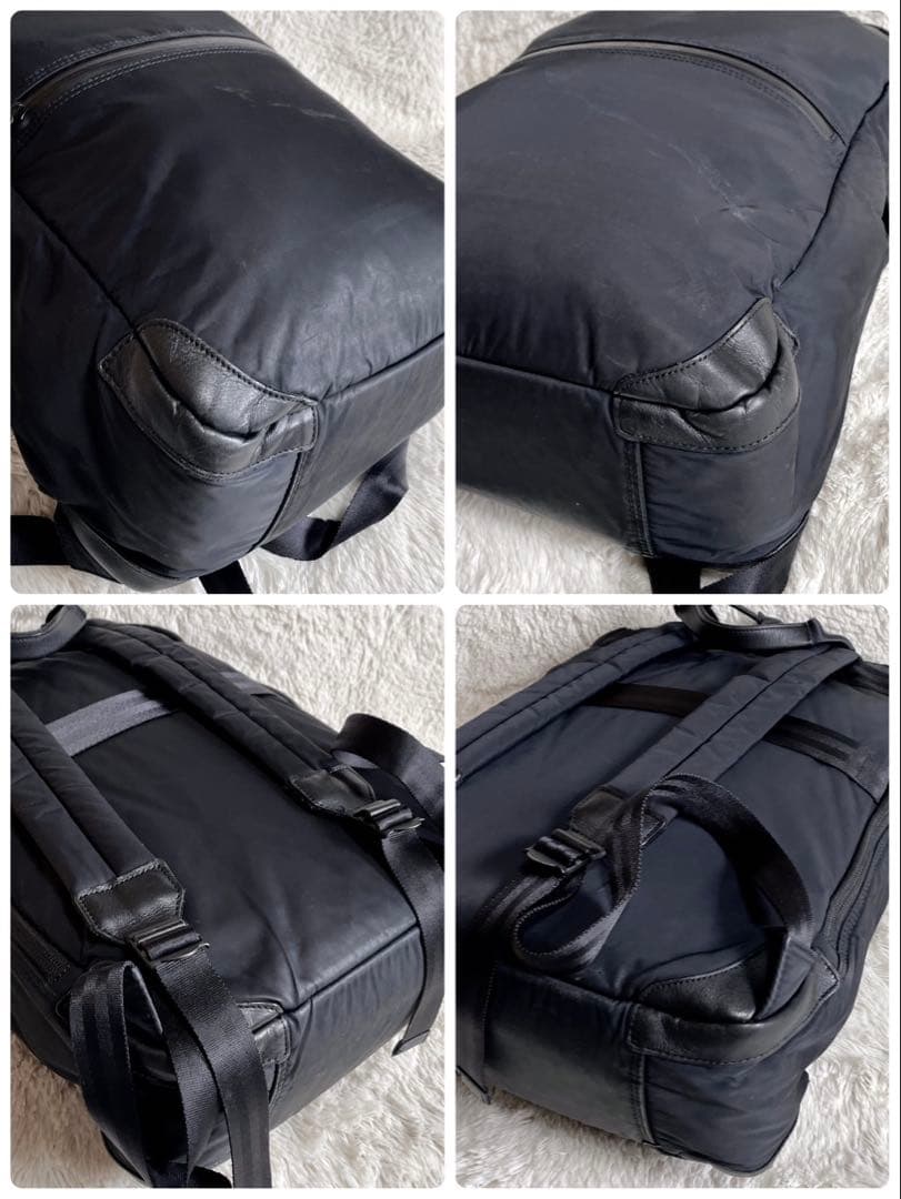 ペッレモルビダ レザー ナイロン 大容量 バックパック リュック ビジネスバッグ