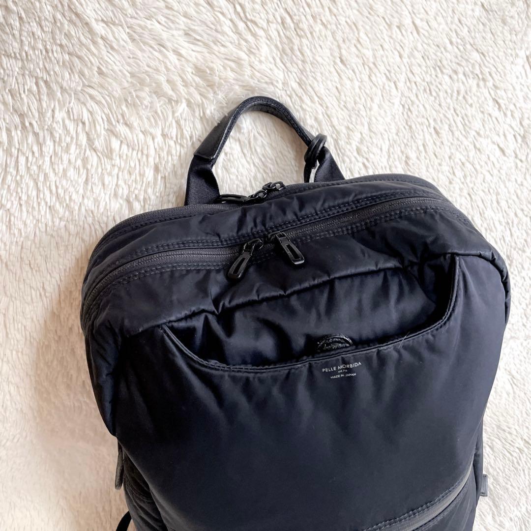 ペッレモルビダ レザー ナイロン 大容量 バックパック リュック ビジネスバッグ