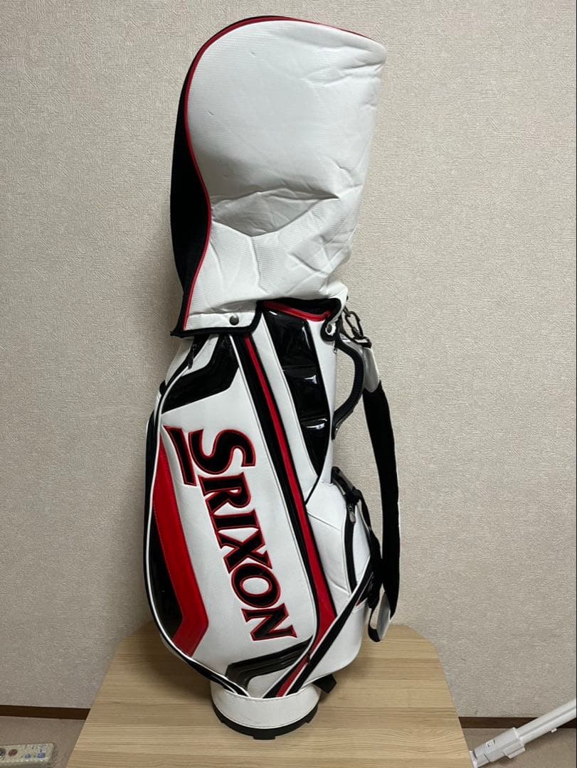 Srixon キャディバッグ ホワイト/ブラック/レッド