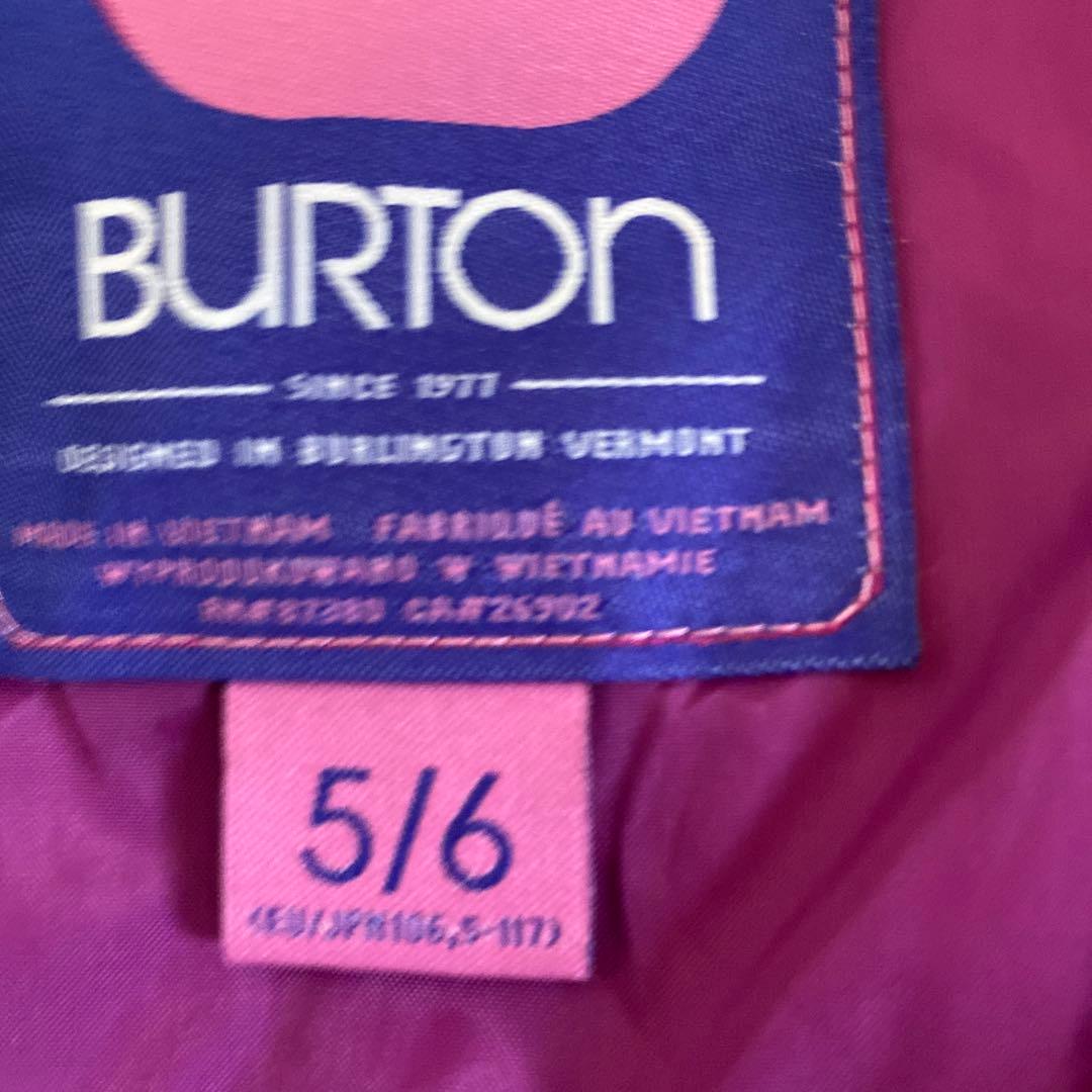 【110cm】BURTON キッズ スノーボード ビブパンツ 5/6