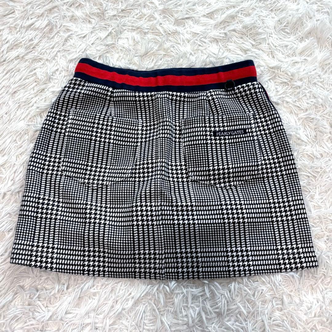 最新作 パーリーゲイツ セットアップ グレンチェック パーカー スカート