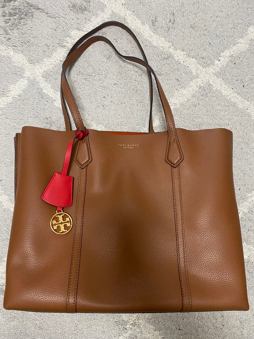 【美品】TORY BURCH ブラウントートバッグ