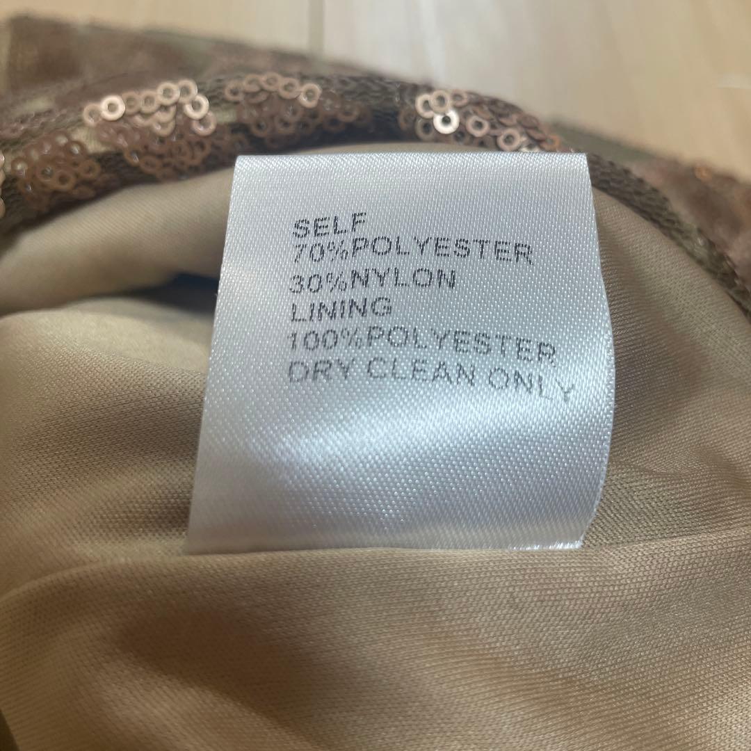 TADASHI SHOJI ミディアムドレス　カッパーゴールド　M