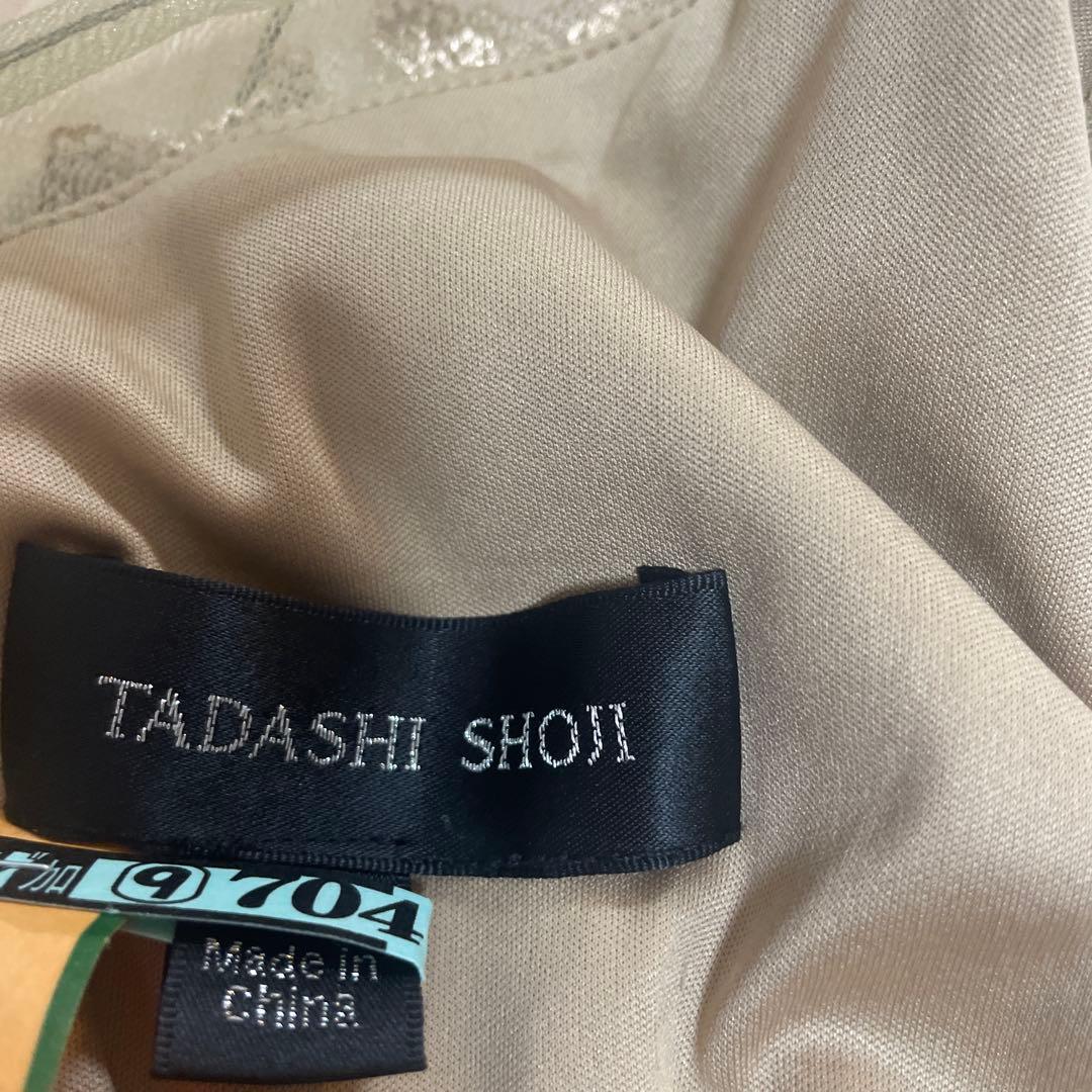 TADASHI SHOJI ミディアムドレス　カッパーゴールド　M