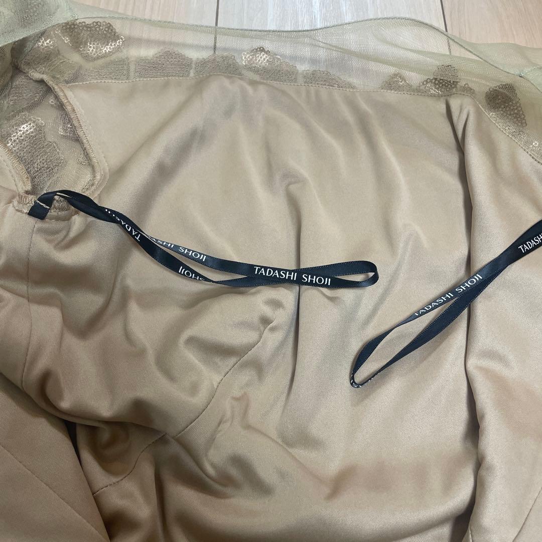 TADASHI SHOJI ミディアムドレス　カッパーゴールド　M